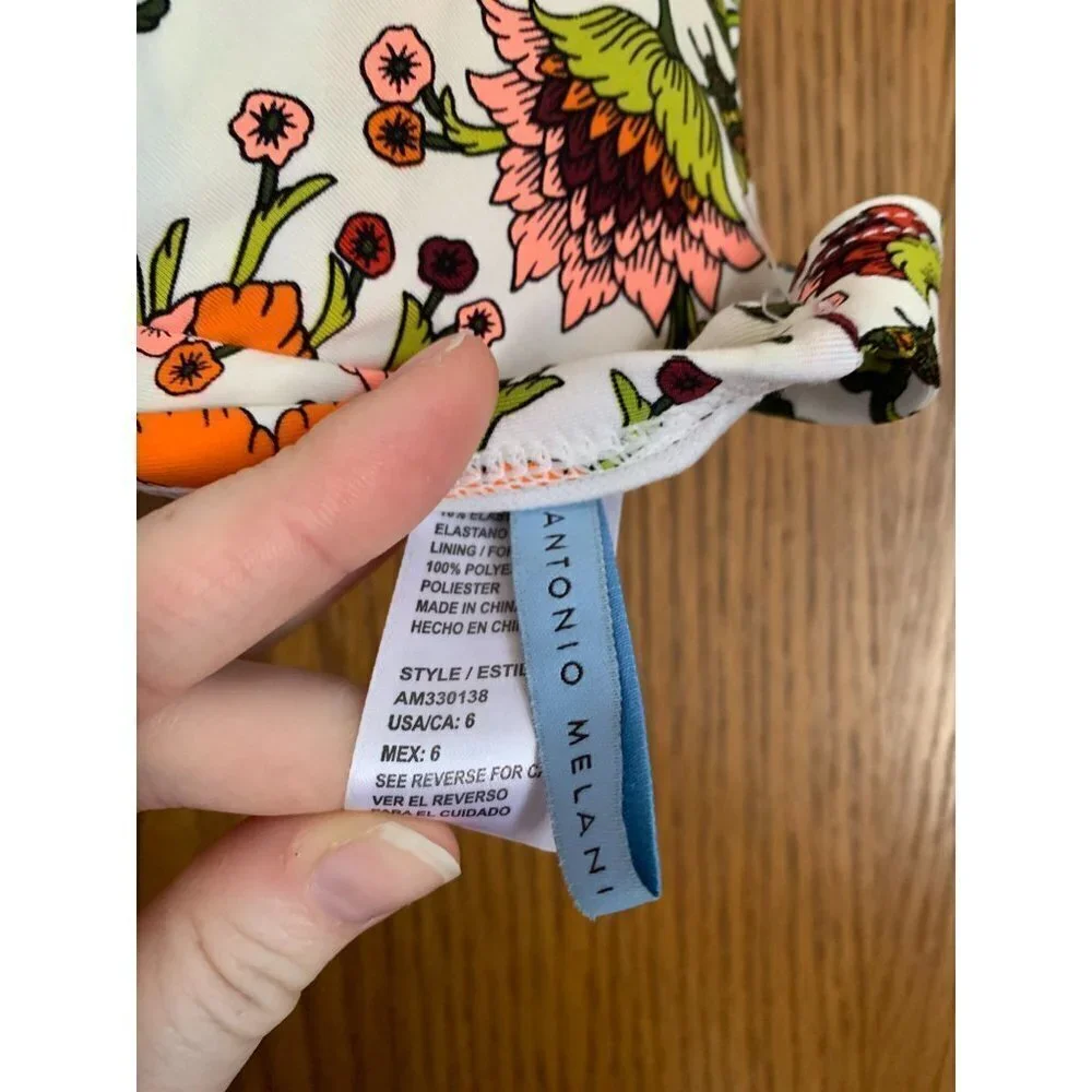 Antonio Melani Bikini top floral 6 - Picture 2 of 2